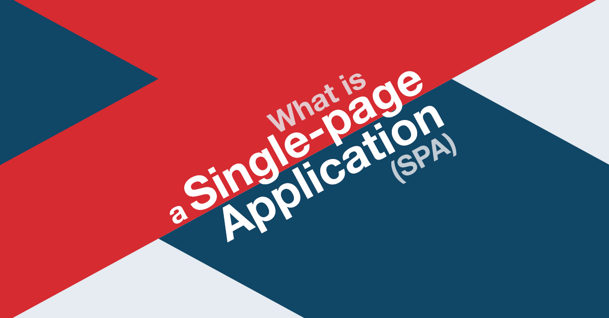 What is a single-page application?