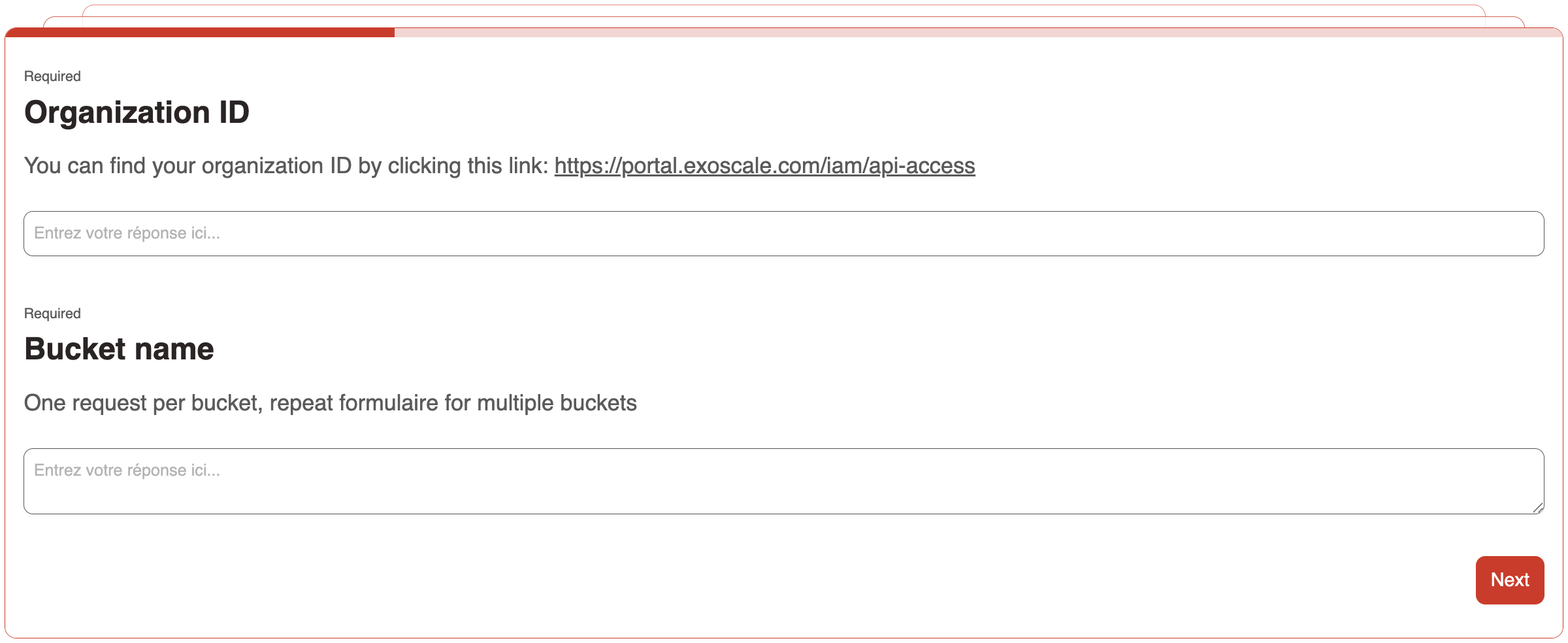 Preview of the Archival Storage (Temporary Price Program) activation request form