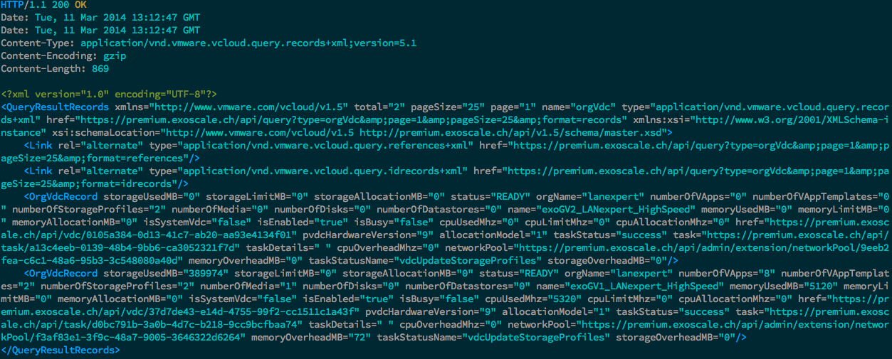 orgvdc xml output