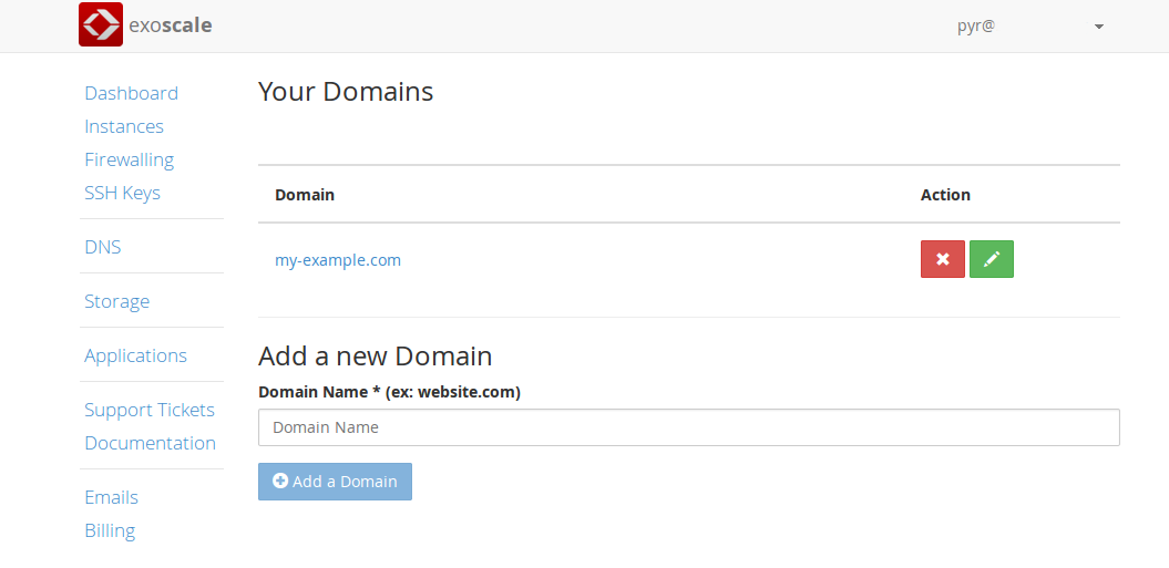 dns interface