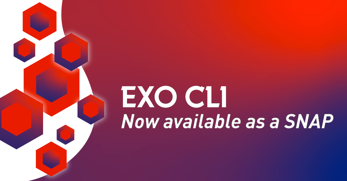 Our exo CLI now available as a snap